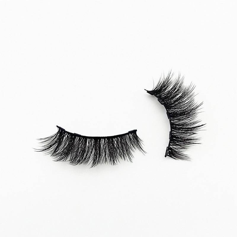 JMT-101962 3 Pairs of Magnetic False Eyelashes with Liquid Eyeliner and 3D Technology