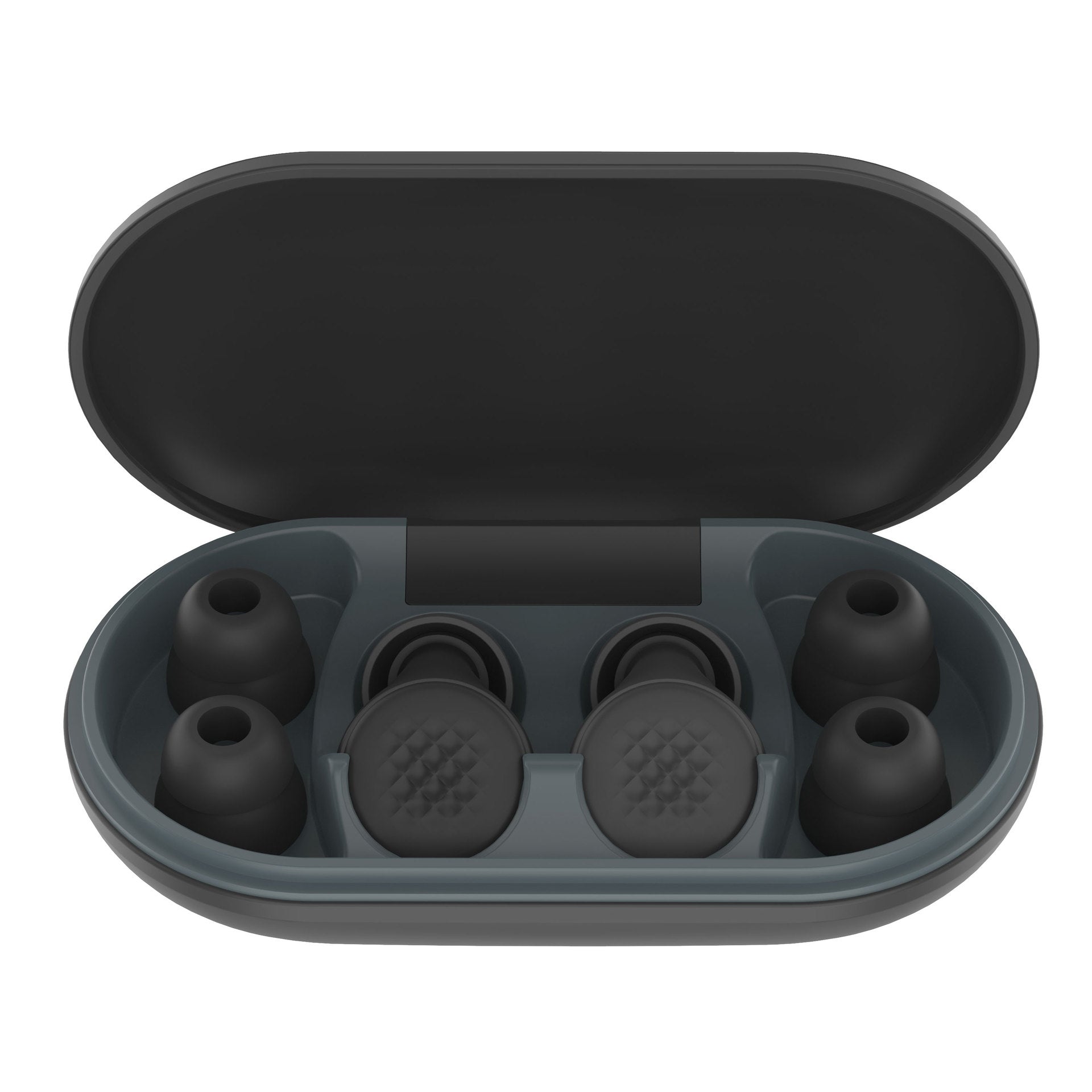 JMT-102026 Comfortable Silicone Earplugs for Sleep - Noise Reduction in Milky White, Black, Lavender, and Pink
