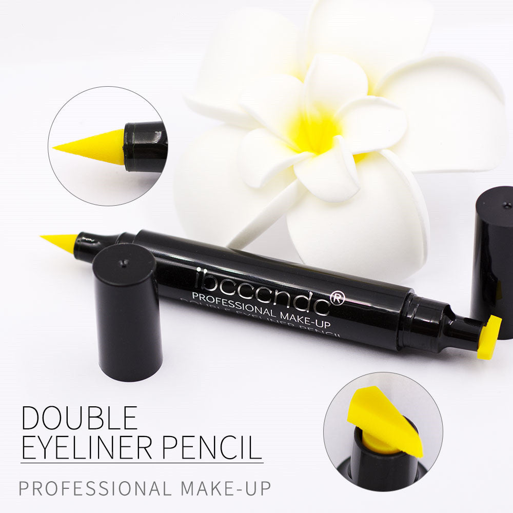 JMT-102986 Two-Color Double-Headed Eyeliner Stamp Pen for Easy Precision Application