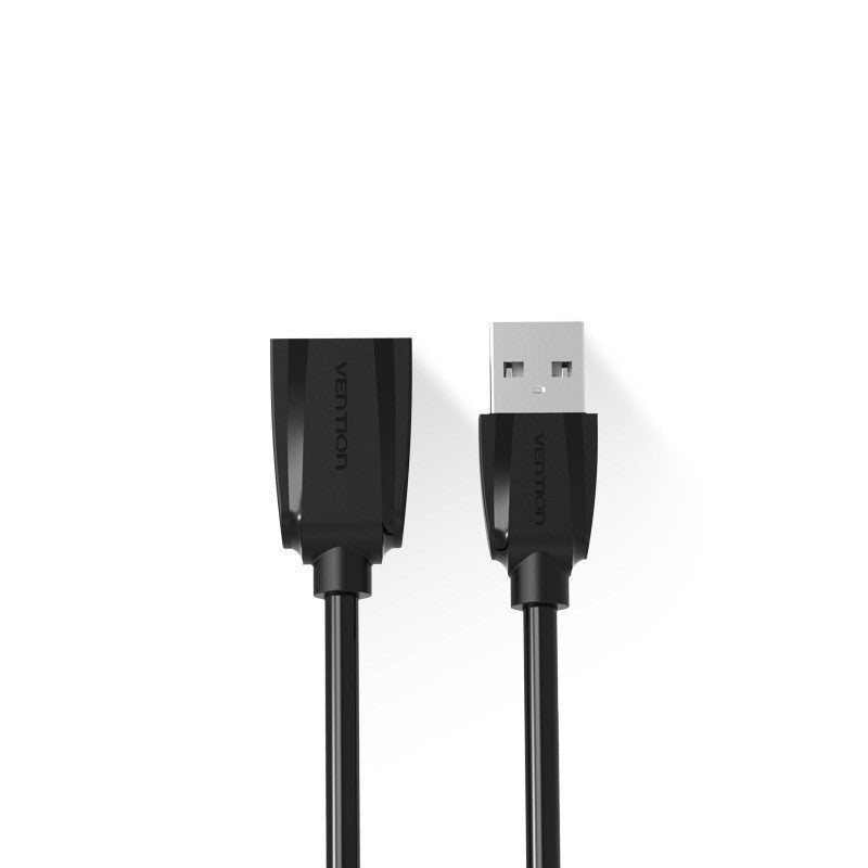 JMT-103178 USB Male to Female Wireless Network Card Extension Cable - Oxygen-Free Copper, 0.5m to 5m Lengths, Black