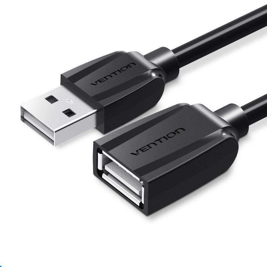 JMT-103178 USB Male to Female Wireless Network Card Extension Cable - Oxygen-Free Copper, 0.5m to 5m Lengths, Black
