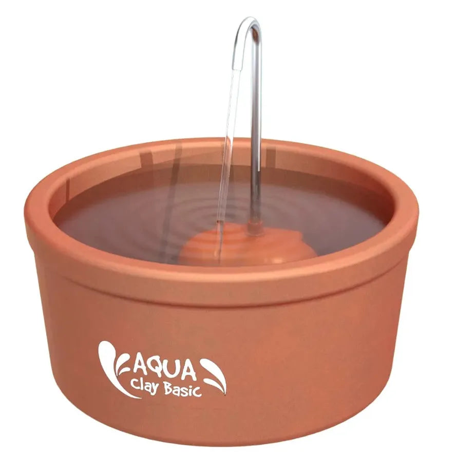JMT-103370 Pet Water Fountain Aqua Clay 2.5L Capacity for Cats and Dogs