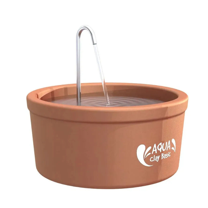 JMT-103370 Pet Water Fountain Aqua Clay 2.5L Capacity for Cats and Dogs
