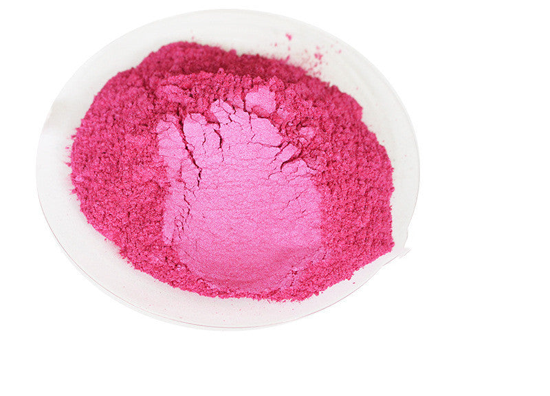 JMT-103434 Vibrant Pigment Powder Set in Deep Red, Rose, Yellow, Violet, Water Red, Green Blue, and Flash Green - 50g