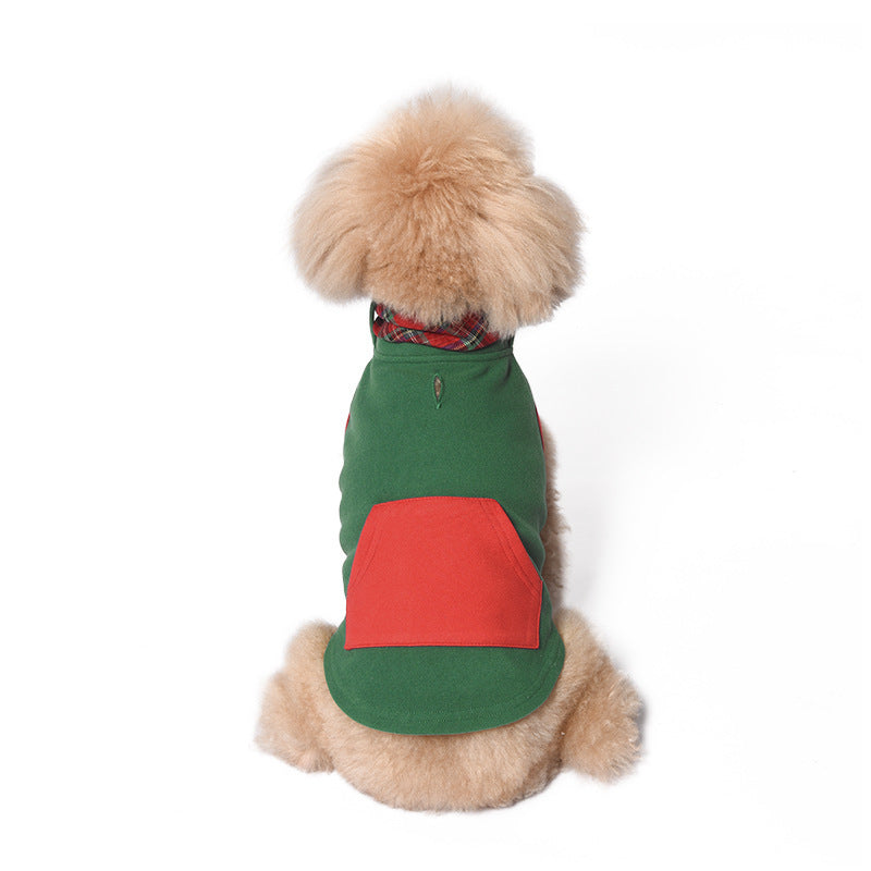 JMT-103626 Casual Dralon Vest for Dogs in Green and Red - Various Sizes Available