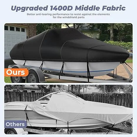 JMT-103626 Durable Marine Grade Waterproof Cover for Boats, UV Resistant Protection
