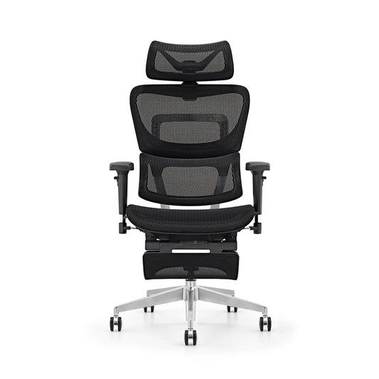 JMT-103754 Ergonomic High Back Swivel Office Chair with Footrest and Mesh Design