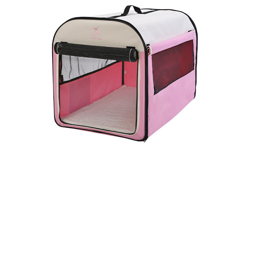 JMT-104010 Composite Cloth Pet Tent - Breathable & Mosquito-Proof, Available in Green & Pink, Sizes S to XL