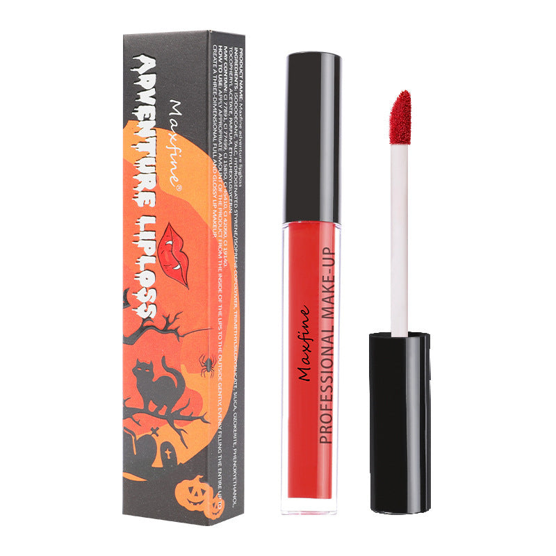 JMT-104266 Waterproof Halloween Lipstick Lip Glaze - No Stain on Cup, Universal Skin Type