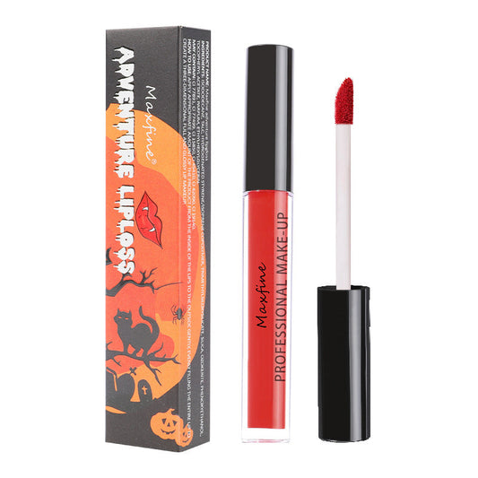 JMT-104266 Waterproof Halloween Lipstick Lip Glaze - No Stain on Cup, Universal Skin Type