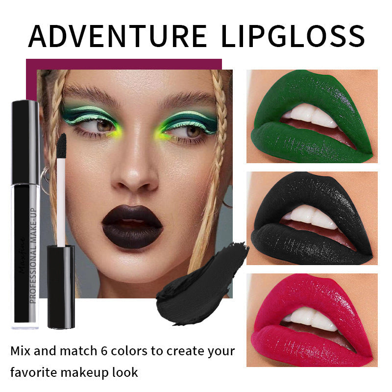 JMT-104266 Waterproof Halloween Lipstick Lip Glaze - No Stain on Cup, Universal Skin Type