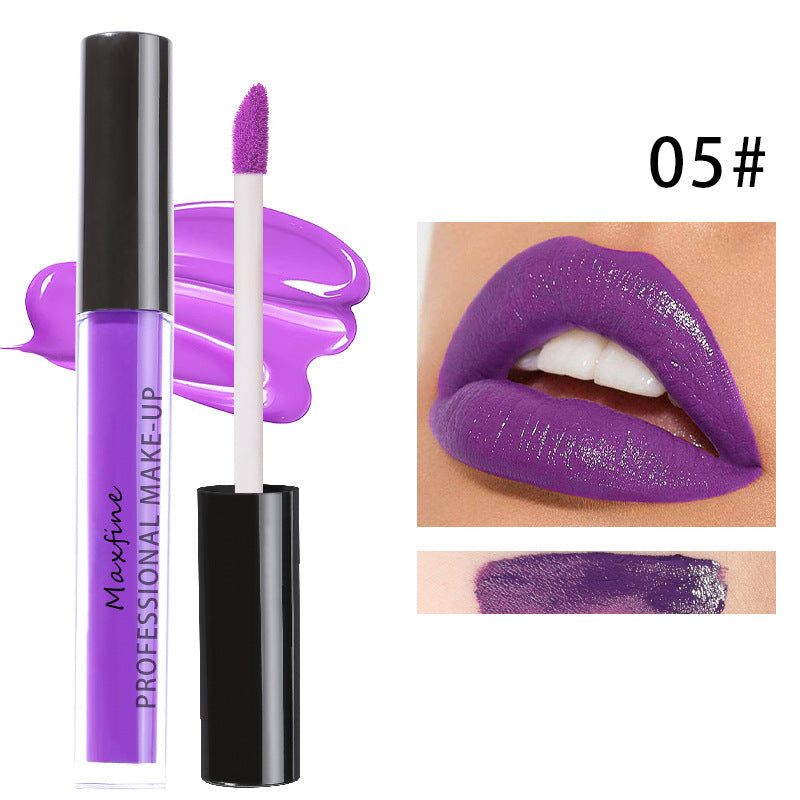 JMT-104266 Waterproof Halloween Lipstick Lip Glaze - No Stain on Cup, Universal Skin Type