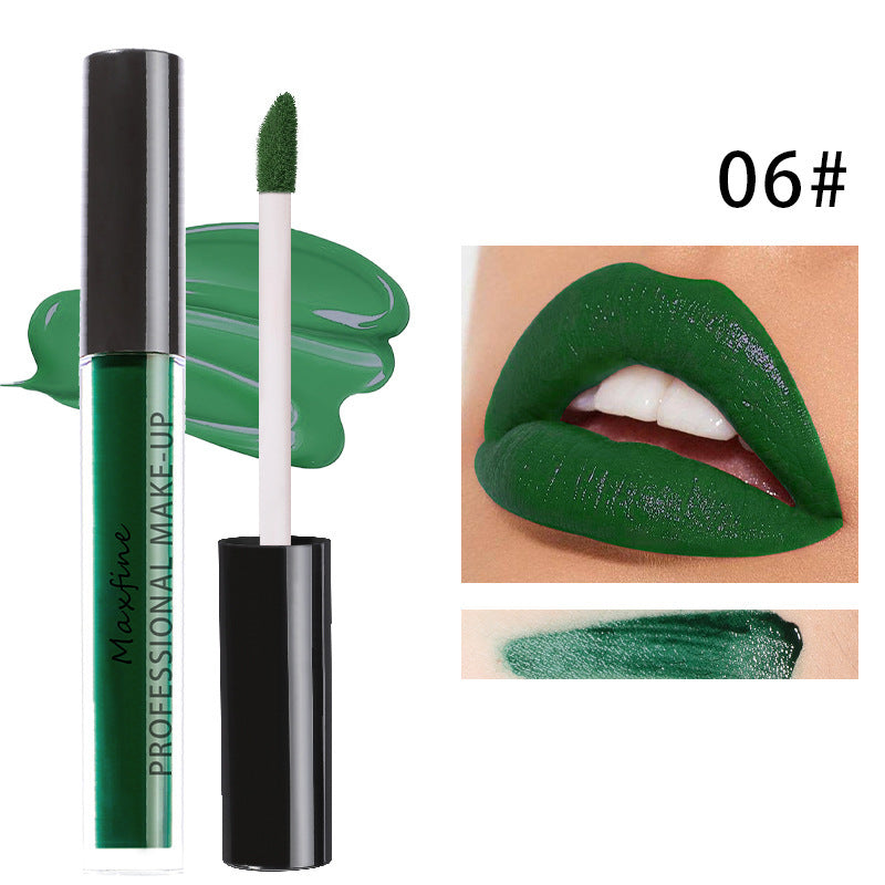 JMT-104266 Waterproof Halloween Lipstick Lip Glaze - No Stain on Cup, Universal Skin Type