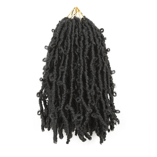 JMT-104522 Short Curly Wig for Ladies - 12 Inch Low Temperature Flame Retardant Silk, Versatile for Any Face Shape