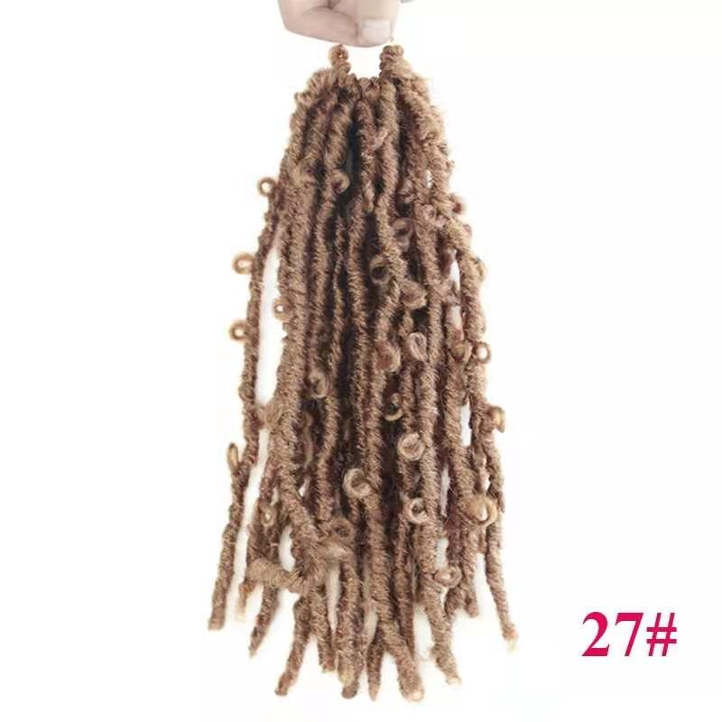 JMT-104522 Short Curly Wig for Ladies - 12 Inch Low Temperature Flame Retardant Silk, Versatile for Any Face Shape