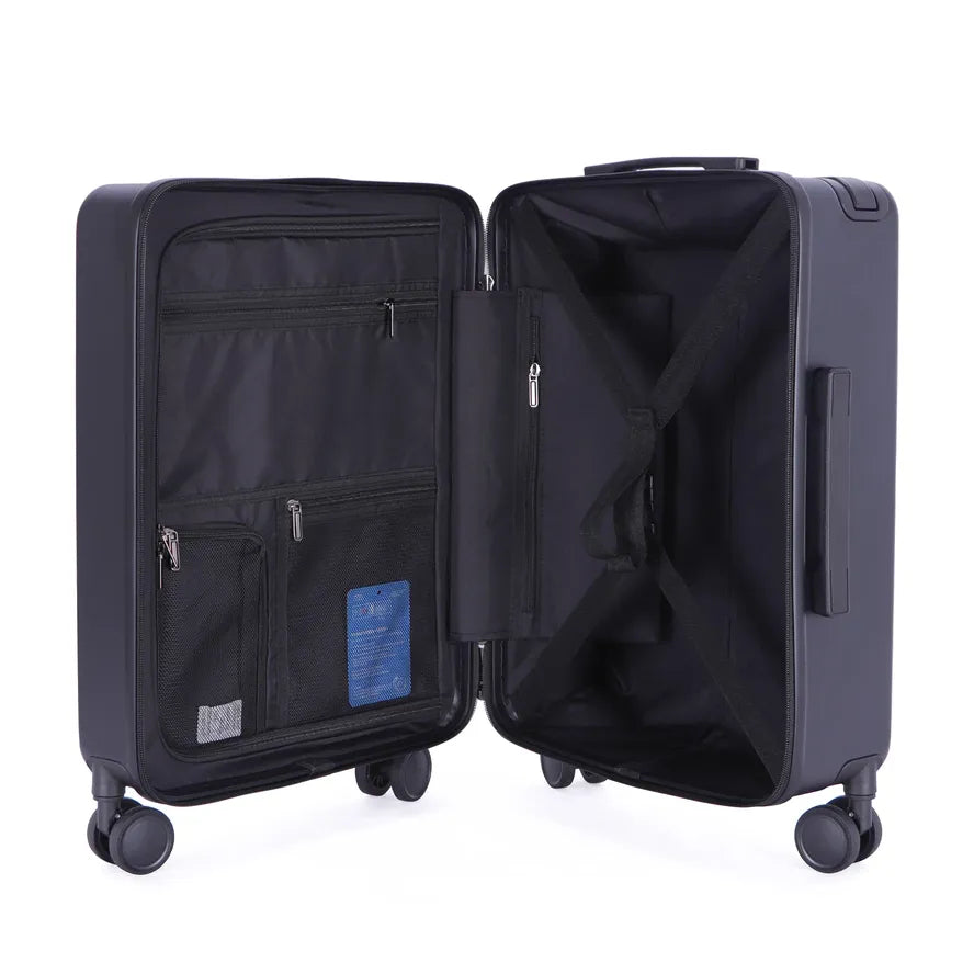 JMT-104714 100% PC Travel Suitcase with Silent Spinner Wheels and Built-in TSA Lock