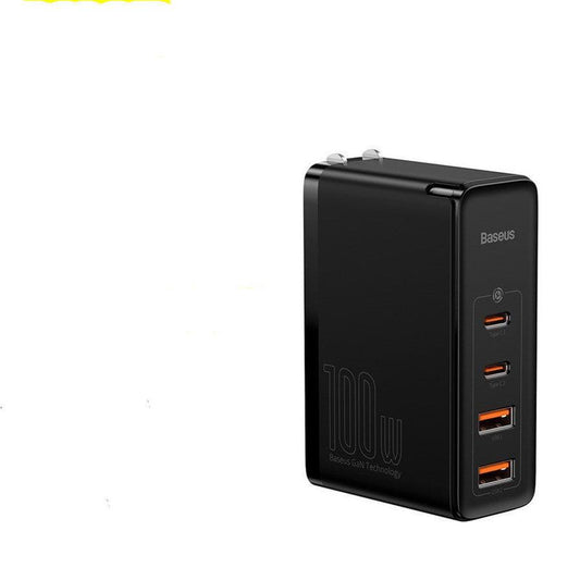JMT-104842 Fast Charging Gallium Nitride Charger for Mobile Devices - Compact Black or White Design