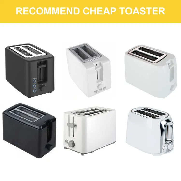 JMT-105098 Stainless Steel Electric Bread Toaster with 750W Power and 7 Browning Settings