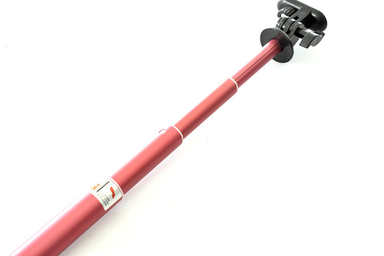 JMT-105162 Aluminum Alloy Mobile Phone Selfie Stick - Adjustable Length & Compact Design in Black, Red, and Local Gold