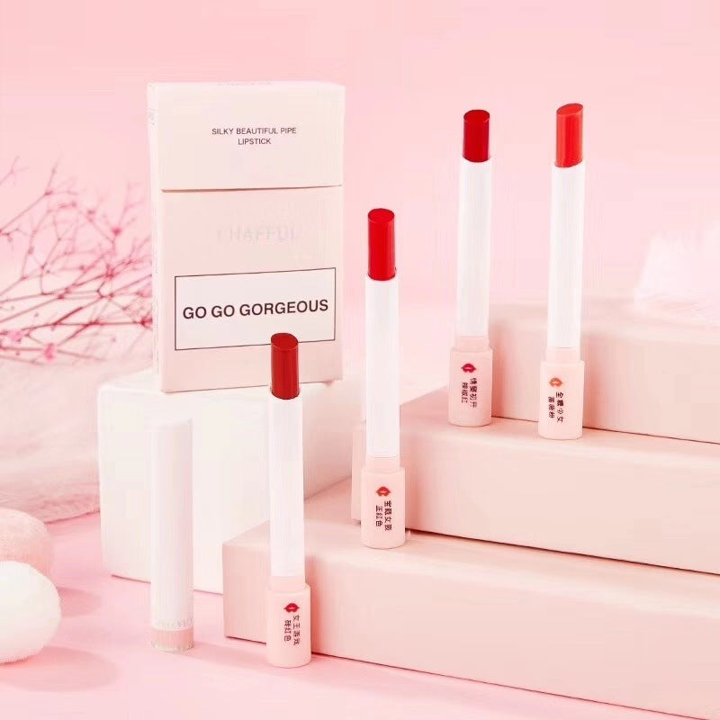 JMT-105418 Cigarette Tube Lipstick Set - 4 Smooth and Stunning Lipsticks