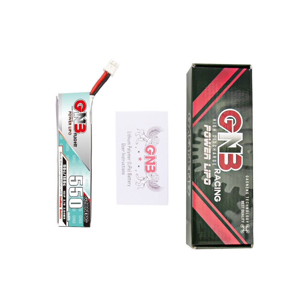 JMT-105482 Mini High-Rate Lithium Battery for FPV - 4.2V, 0.55A, Compact Size 6x18x66mm