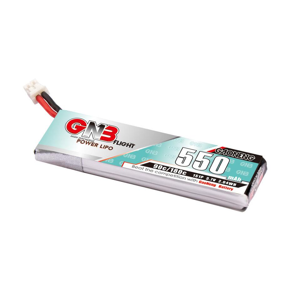 JMT-105482 Mini High-Rate Lithium Battery for FPV - 4.2V, 0.55A, Compact Size 6x18x66mm