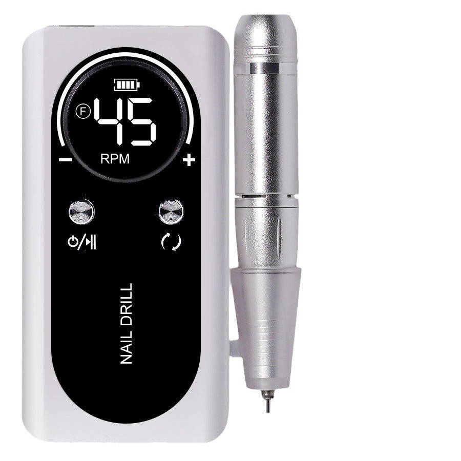 JMT-105610 Rechargeable Electric Nail Grinding Machine for Nail Art with Polishing Accessories