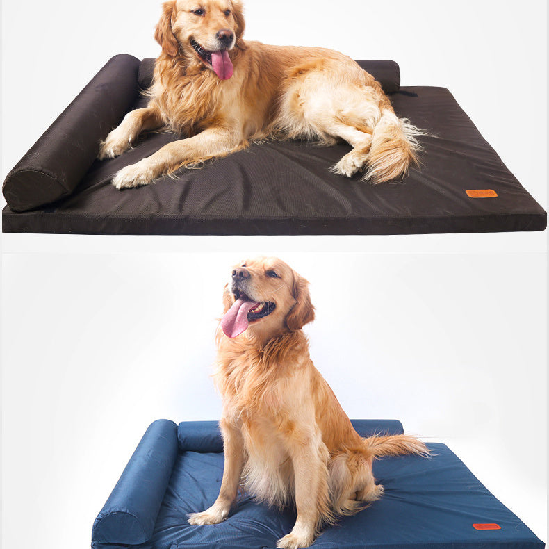 JMT-105610 Removable and Washable All-Weather Dog Bed for Medium-Sized Dogs - Durable Oxford Cloth with Soft Sponge Cushion