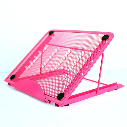 JMT-106314 Adjustable Laptop and Tablet Stand - Cold-Rolled Steel with Multi-Angle Viewing for iPads and Devices