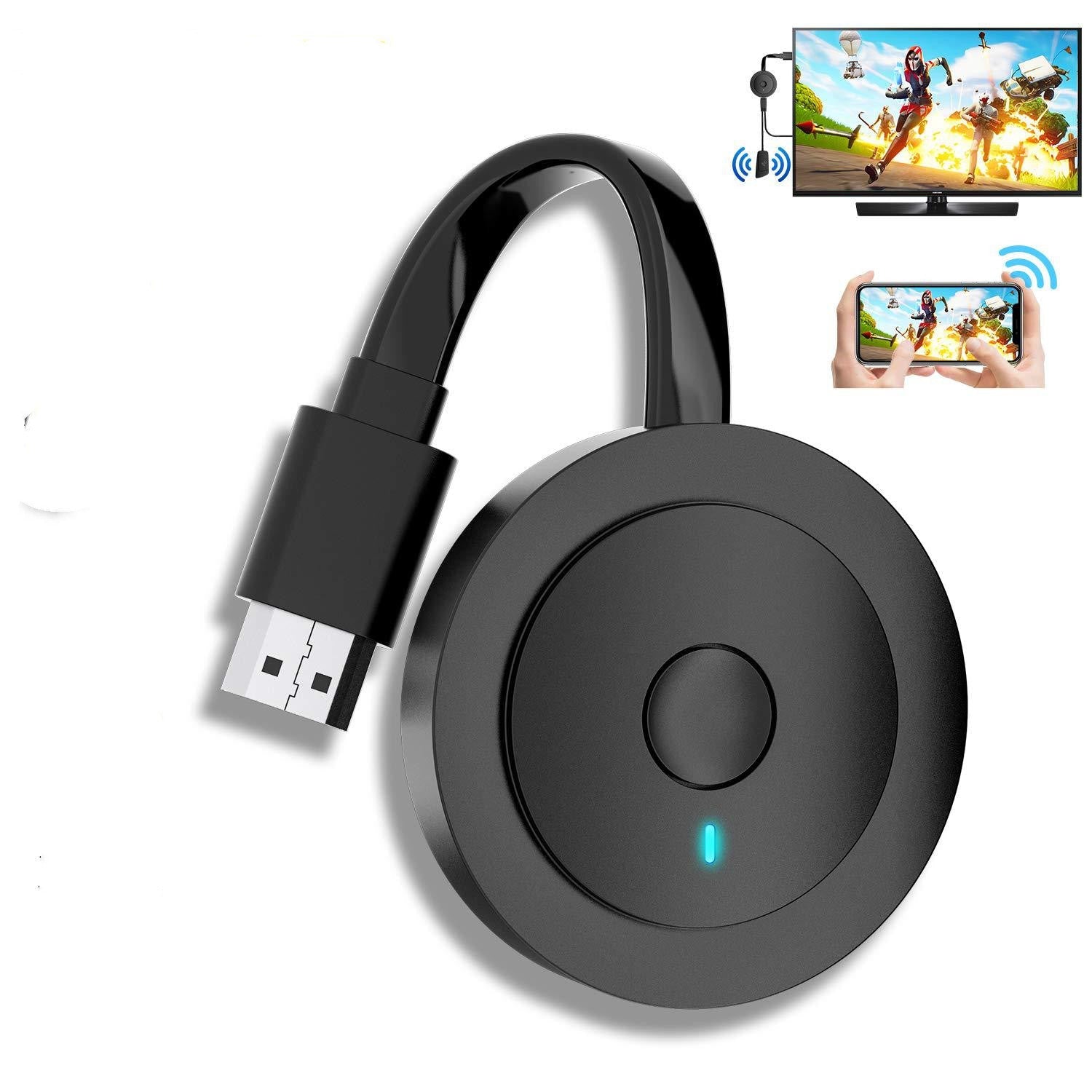 JMT-106314 Dual-Band Wireless WiFi Connector for TVs and Projectors, 1920x1080 Resolution, HDMI Output, 5G Storage