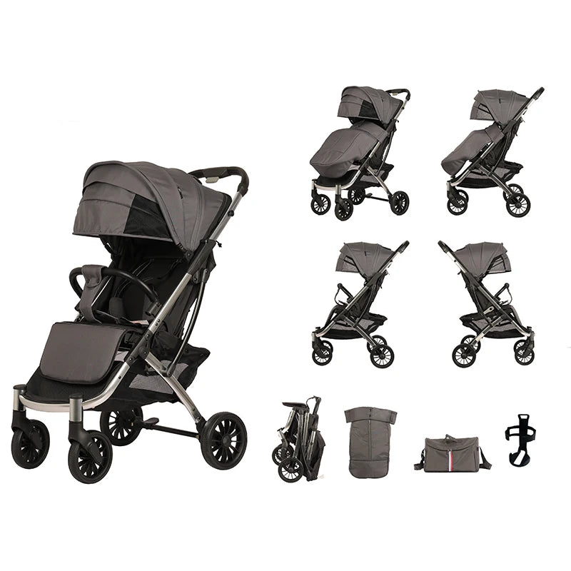 JMT-106442 Lightweight Foldable Baby Stroller for Convenient Travel and Everyday Use