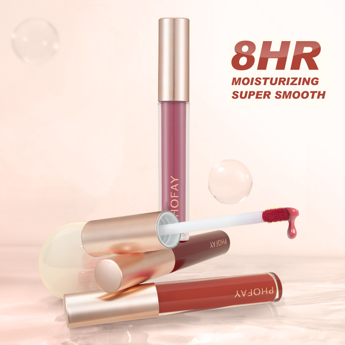 JMT-106570 Non-Sticky Moisturizing Lip Gloss for Smooth, Charming Lips - 3.2 ML