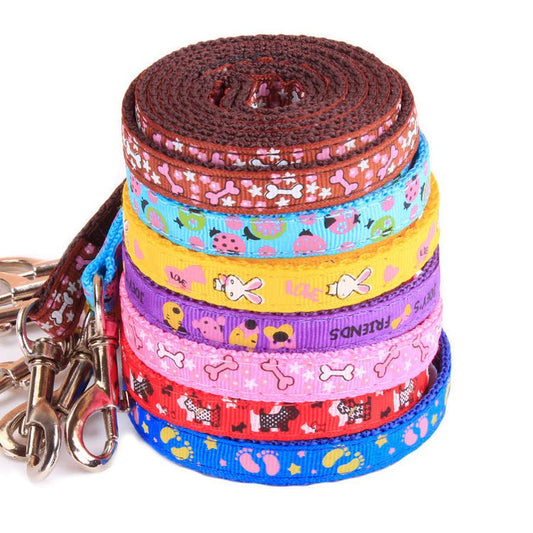 JMT-106634 Colorful Nylon Traction Rope Set for Dogs and Cats - Durable Design for Enhanced Control