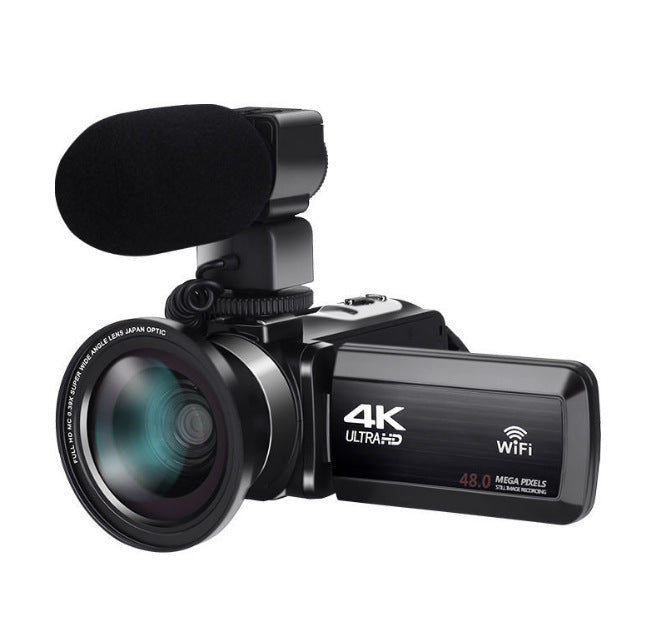 JMT-106826 4K Digital Video Camera with 3.0-Inch Touch Screen, WiFi Remote Control, and 18x Zoom