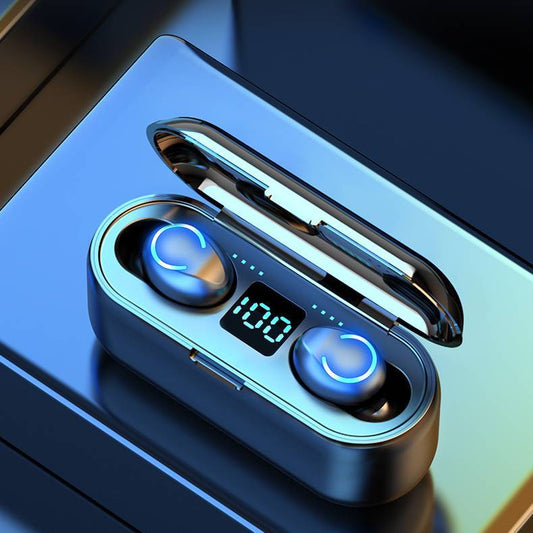 JMT-106954 Binaural Wireless TWS Bluetooth Headset with Stereo Sound and Voice Control