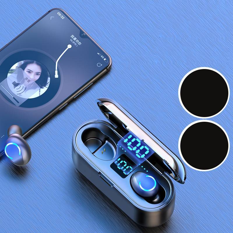 JMT-106954 Binaural Wireless TWS Bluetooth Headset with Stereo Sound and Voice Control