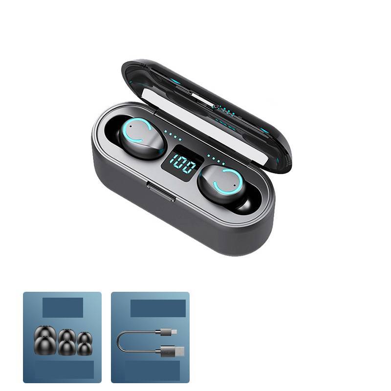 JMT-106954 Binaural Wireless TWS Bluetooth Headset with Stereo Sound and Voice Control