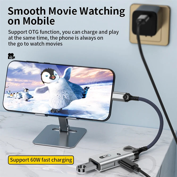 JMT-106954 USB-C to USB 3.0 OTG Adapter for High-Speed Data Transfer and Charging