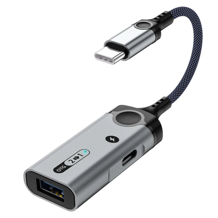 JMT-106954 USB-C to USB 3.0 OTG Adapter for High-Speed Data Transfer and Charging