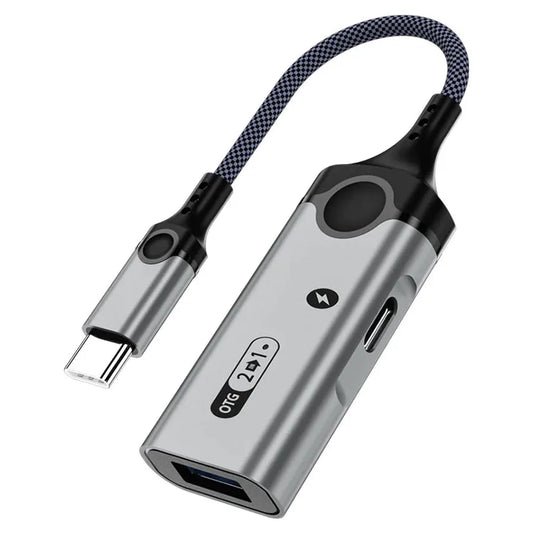 JMT-106954 USB-C to USB 3.0 OTG Adapter for High-Speed Data Transfer and Charging