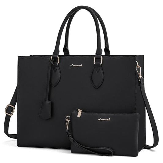 JMT-107274 Oversized PU Leather Tote Bag with Large Capacity for Office and Laptop Use