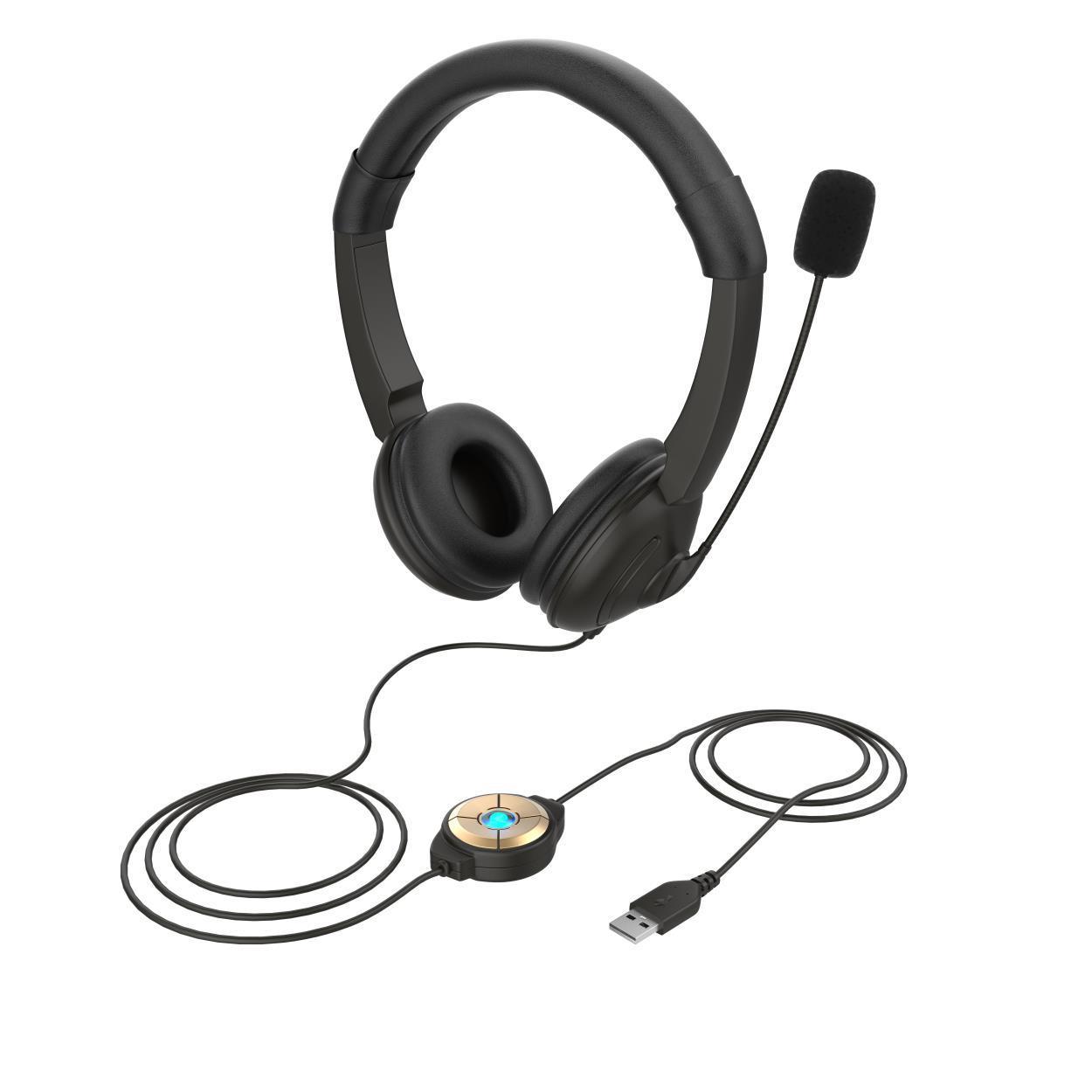 JMT-107274 Professional Noise-Canceling Earphone with High-Sensitivity Microphone and USB Interface