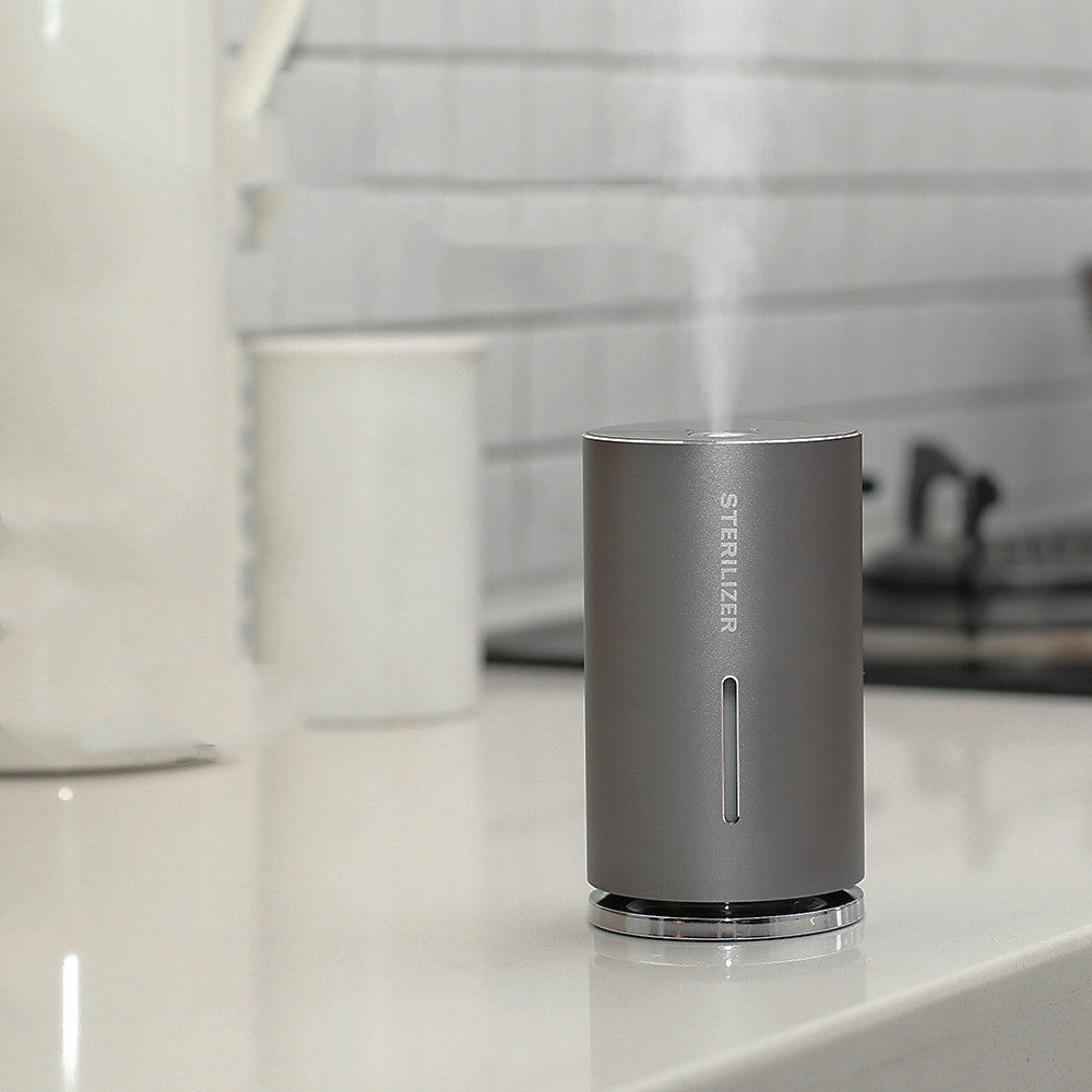 JMT-107594 Portable Induction Alcohol Spray Sterilizer Humidifier - Model YX-N8, Aluminum Alloy & ABS, USB Powered, Compact Design