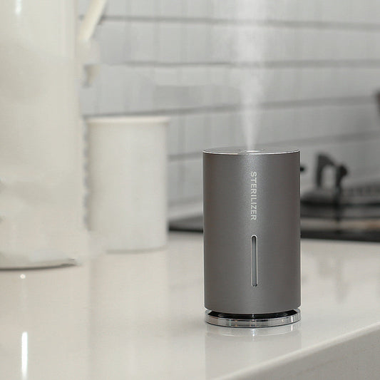 JMT-107594 Portable Induction Alcohol Spray Sterilizer Humidifier - Model YX-N8, Aluminum Alloy & ABS, USB Powered, Compact Design