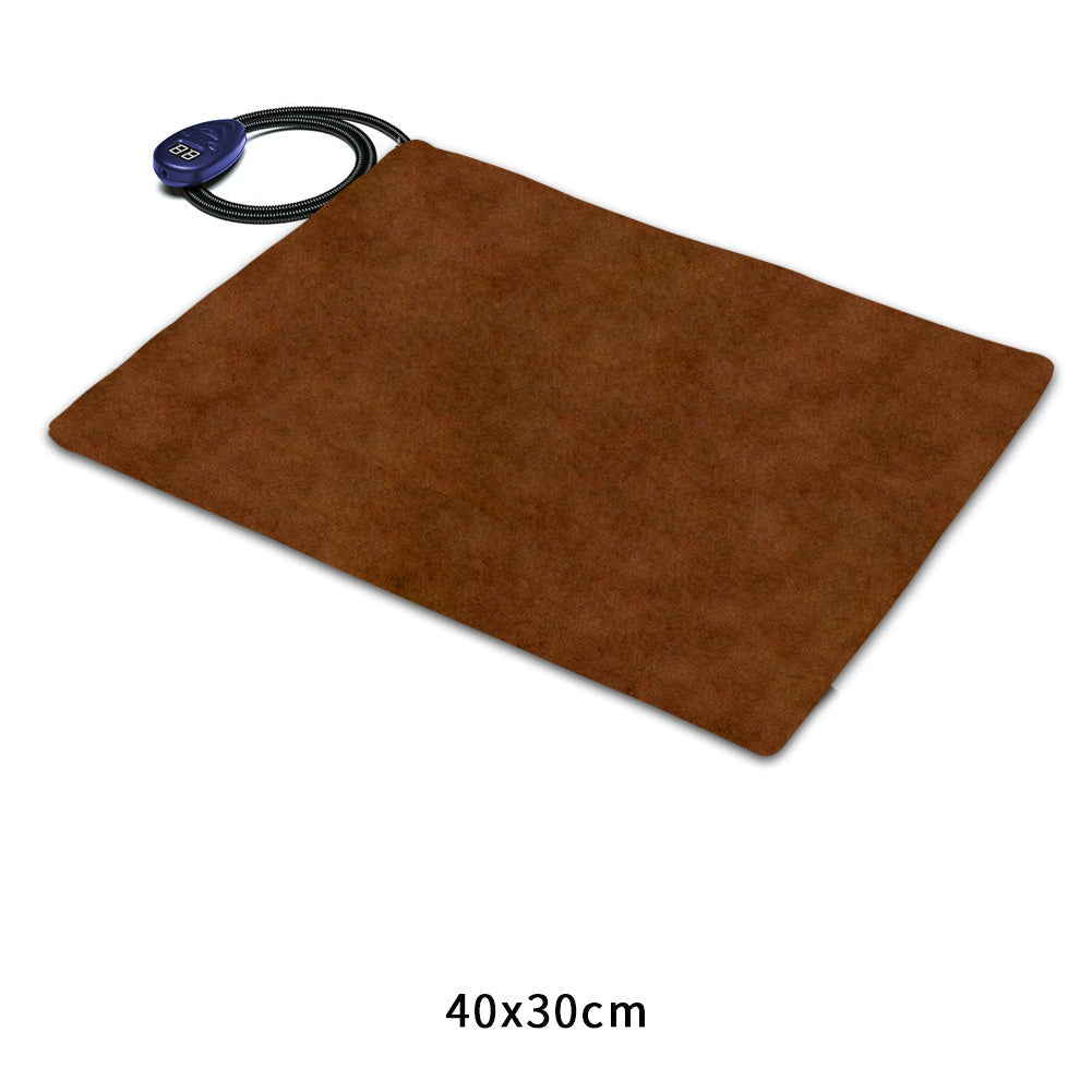 JMT-107914 Temperature Regulating Heating Pad for Pets - Electric Flannel Blanket, 40x30cm with Intelligent Temperature Control