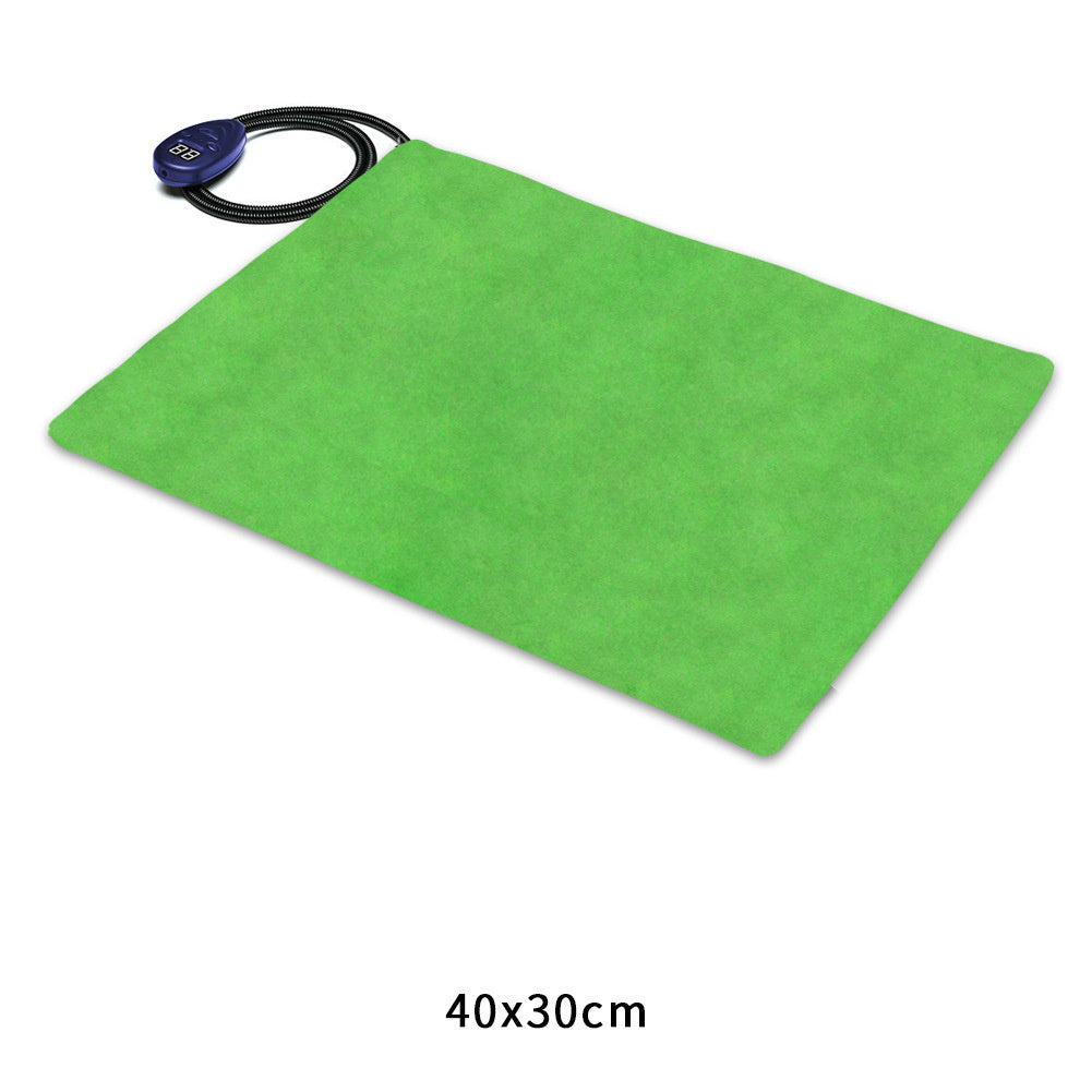 JMT-107914 Temperature Regulating Heating Pad for Pets - Electric Flannel Blanket, 40x30cm with Intelligent Temperature Control