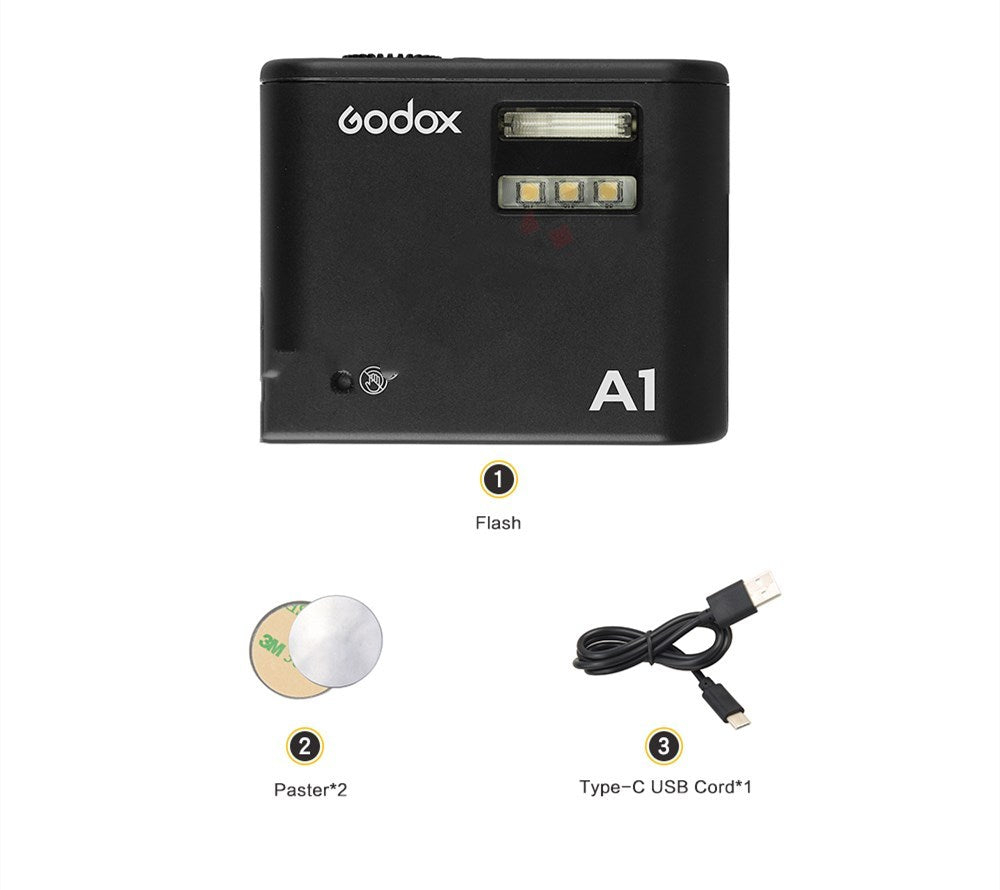 JMT-107978 Shenniu A1 Photography Flash with 6000K Color Temperature and 5 Power Gears