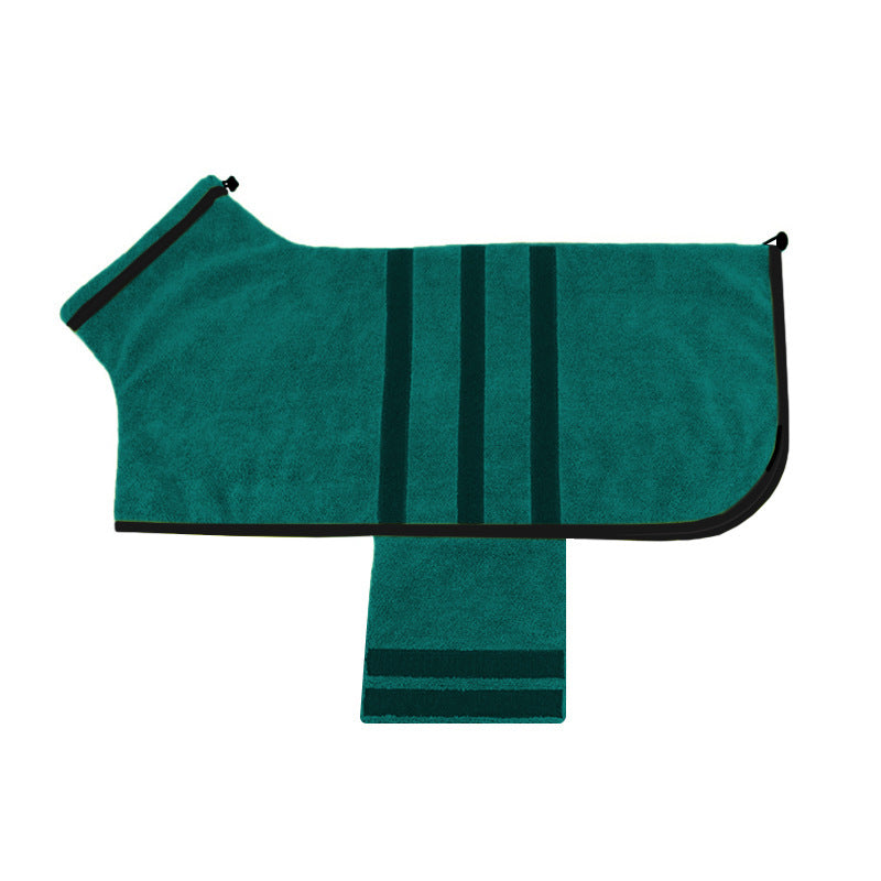 JMT-108234 Adjustable Dog Bathrobe and Cat Drying Towel for Optimal Water Absorption, Suitable for Small to Large Pets