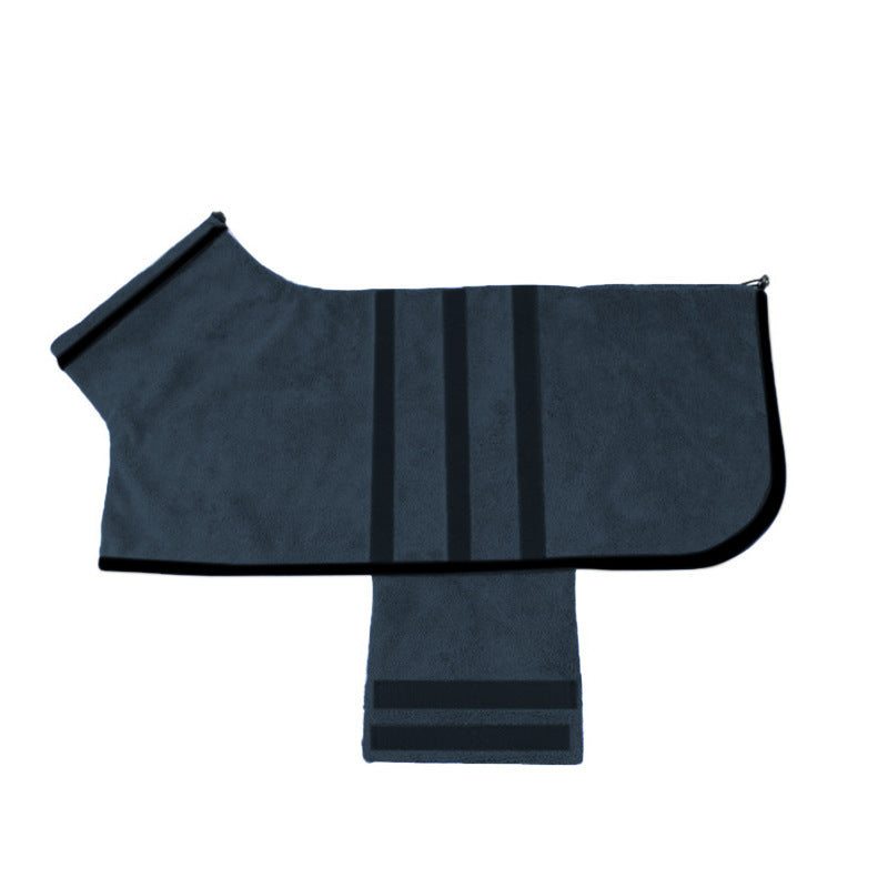JMT-108234 Adjustable Dog Bathrobe and Cat Drying Towel for Optimal Water Absorption, Suitable for Small to Large Pets