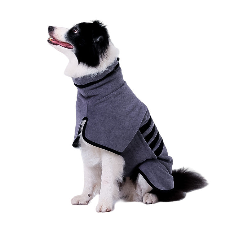 JMT-108234 Adjustable Dog Bathrobe and Cat Drying Towel for Optimal Water Absorption, Suitable for Small to Large Pets
